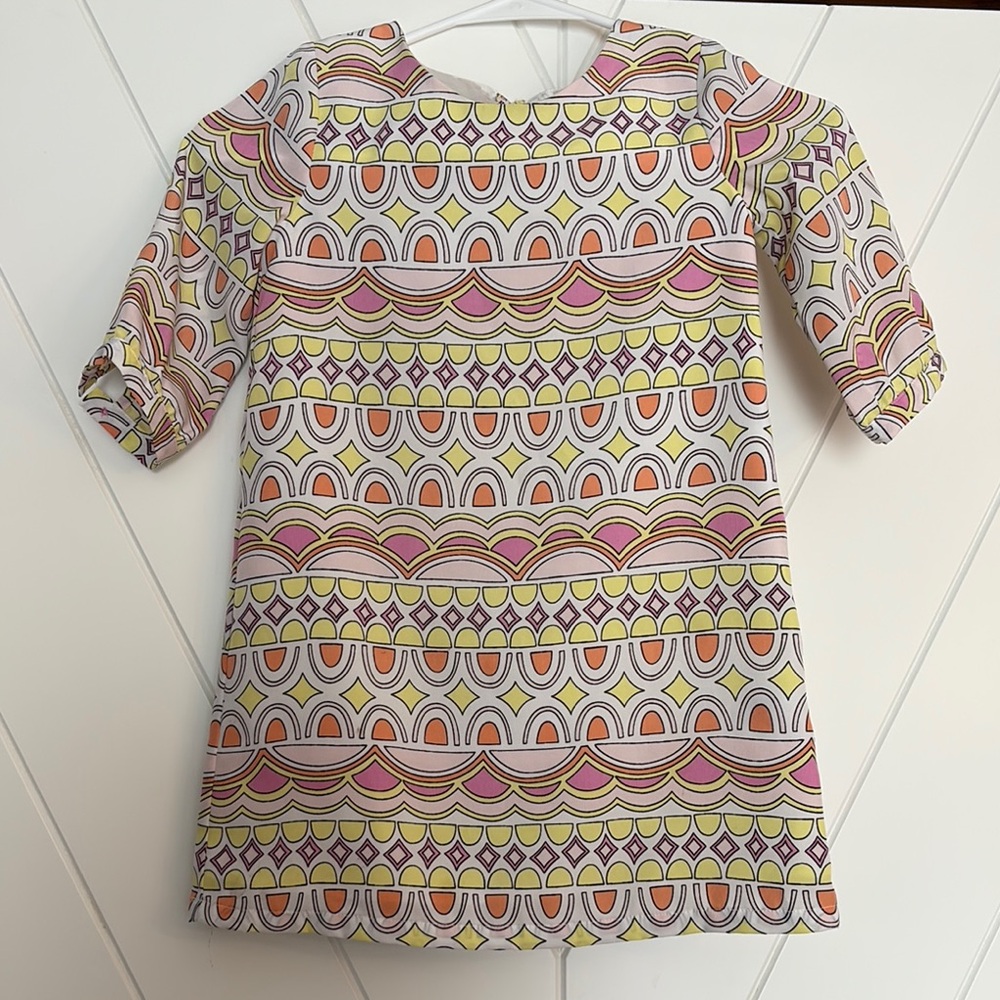 🎨 Genuine Kids from OshKosh Geometric Dress – Size 5T